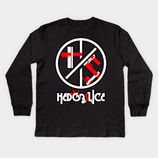 hedgeslice logo shirt #1 Kids Long Sleeve T-Shirt